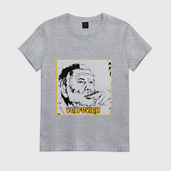 Женская футболка Volfovich Art Black coin