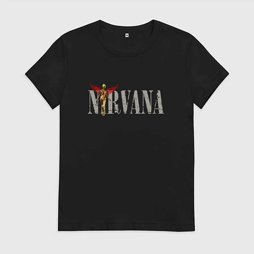 Женская футболка Nirvana rock in utero / Черный – фото 1