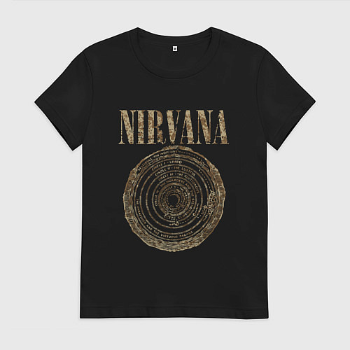 Женская футболка Nirvana Circles of hell / Черный – фото 1