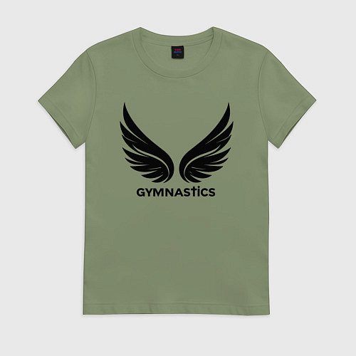 Женская футболка Крылья гимнастики / Авокадо – фото 1