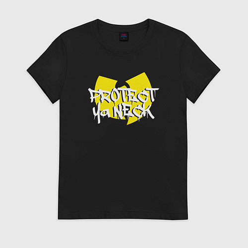 Женская футболка Protect ya neck Wu-Tang / Черный – фото 1