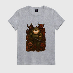 Женская футболка Эрик Картман во вселенной Doom