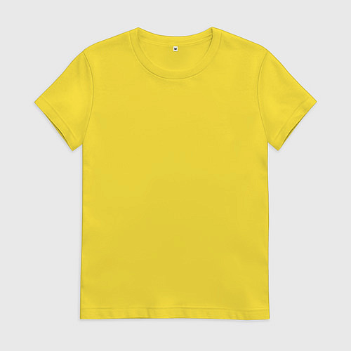 Женская футболка Лимон кислый работаю / Желтый – фото 1