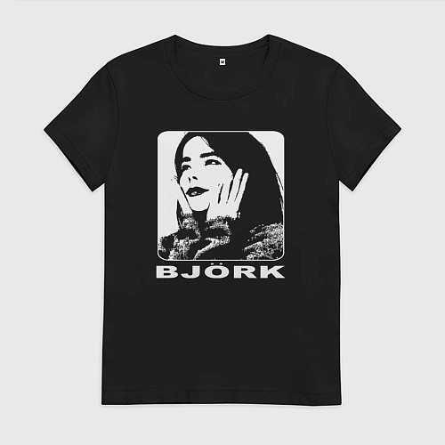 Женская футболка Bjork / Черный – фото 1