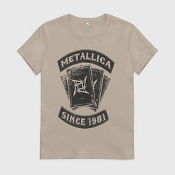 Женская футболка Metallica: since 1981