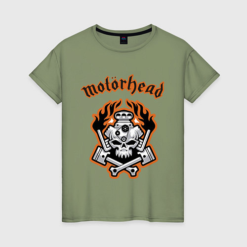 Женская футболка Motorhead / Авокадо – фото 1