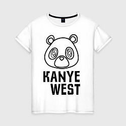 Женская футболка Kanye West Bear