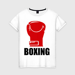 Футболка хлопковая женская Boxing Rage, цвет: белый