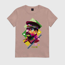 Женская футболка Stalin Art