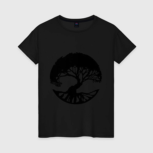 Женская футболка Дивергент: дружелюбие / Черный – фото 1