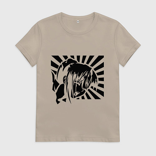 Женская футболка Hentai Girl / Миндальный – фото 1