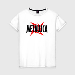 Женская футболка Metallica logo