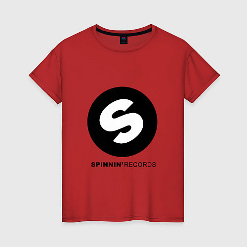 Женская футболка Spinnin records / Красный – фото 1