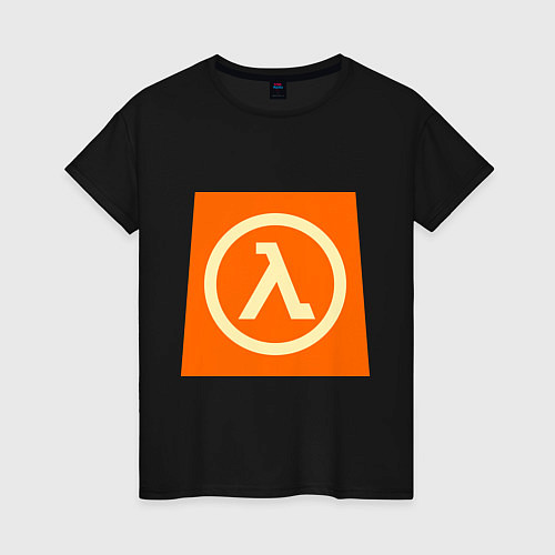 Женская футболка Half-Life / Черный – фото 1