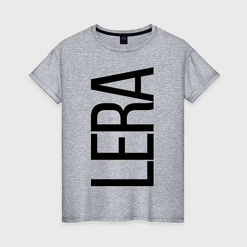 Женская футболка Лера / Меланж – фото 1