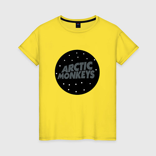 Женская футболка Arctic Monkeys: Black / Желтый – фото 1