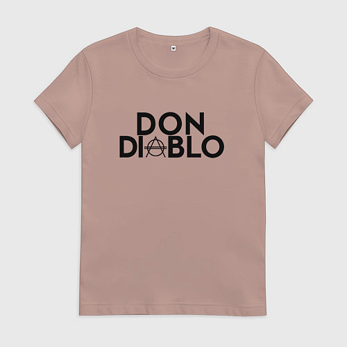 Женская футболка Don Diablo / Пыльно-розовый – фото 1