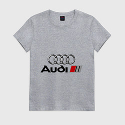 Женская футболка Audi