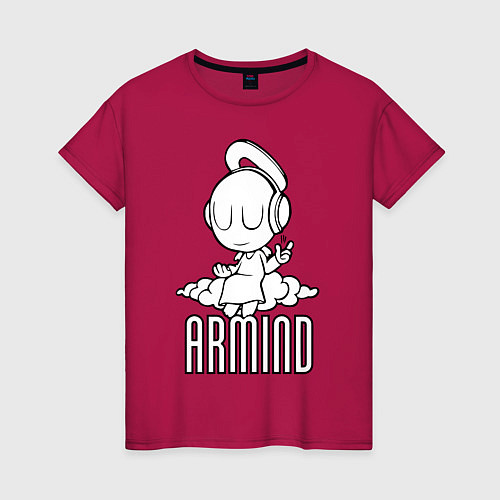 Женская футболка Armind / Маджента – фото 1