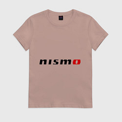 Футболка хлопковая женская Nismo, цвет: пыльно-розовый