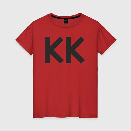 Женская футболка KK: Kamp krusty / Красный – фото 1