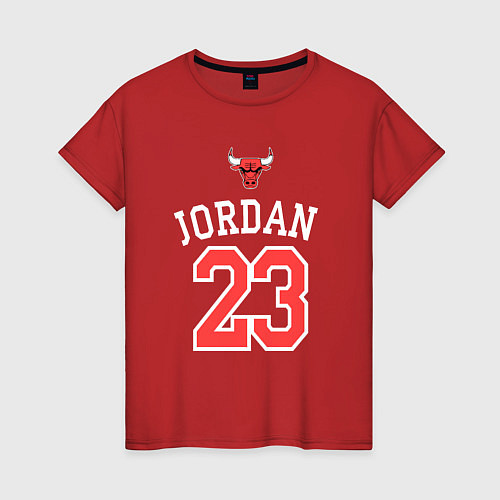 Женская футболка Jordan 23 / Красный – фото 1