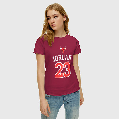 Женская футболка Jordan 23 / Маджента – фото 3