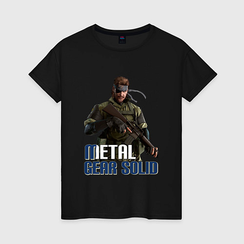 Женская футболка Metal Gear Solid / Черный – фото 1