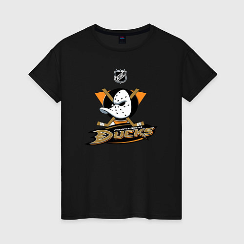 Женская футболка NHL: Anaheim Ducks / Черный – фото 1