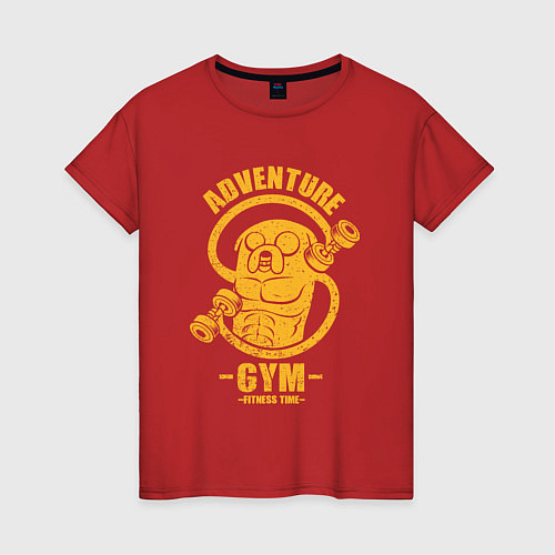 Женская футболка Adventure Gym / Красный – фото 1
