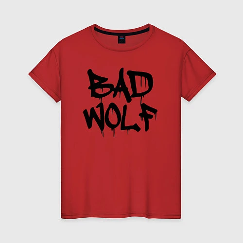 Женская футболка Bad Wolf / Красный – фото 1