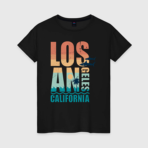 Женская футболка Losangeles / Черный – фото 1