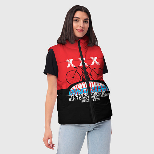 Женский жилет Amsterdam t-shirt / 3D-Светло-серый – фото 3