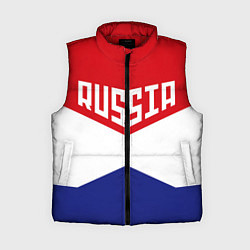 Женский жилет Россия, цвет: 3D-красный