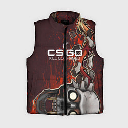 Женский жилет CS:GO Kill Confirmed Style, цвет: 3D-черный