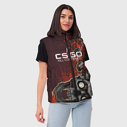 Женский жилет CS:GO Kill Confirmed Style, цвет: 3D-черный — фото 2