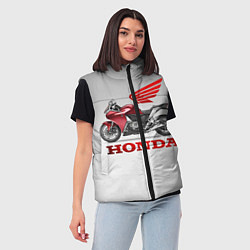 Женский жилет Honda 2, цвет: 3D-красный — фото 2