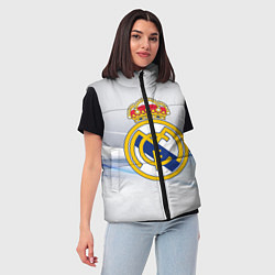 Женский жилет Реал Мадрид, цвет: 3D-черный — фото 2