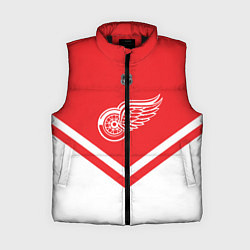 Женский жилет NHL: Detroit Red Wings, цвет: 3D-черный