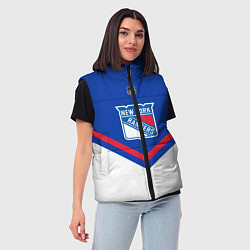 Женский жилет NHL: New York Rangers, цвет: 3D-красный — фото 2