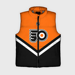 Женский жилет NHL: Philadelphia Flyers, цвет: 3D-светло-серый