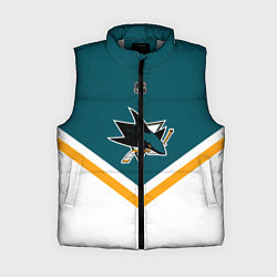 Женский жилет NHL: San Jose Sharks, цвет: 3D-светло-серый