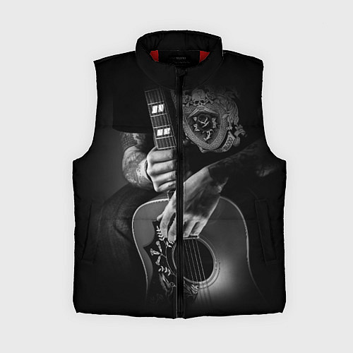 Женский жилет Гитарист-рокер / 3D-Красный – фото 1