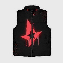 Женский жилет Astralis: Black collection, цвет: 3D-красный