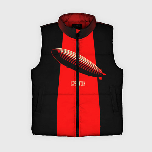 Женский жилет Led Zeppelin: Red line / 3D-Красный – фото 1