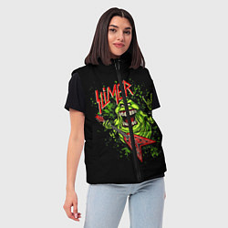 Женский жилет Slayer Slimer, цвет: 3D-черный — фото 2