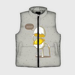 Женский жилет Яйцо приветствует, цвет: 3D-светло-серый
