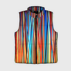 Женский жилет Colored stripes, цвет: 3D-черный
