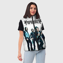 Женский жилет Paparoach Band, цвет: 3D-красный — фото 2