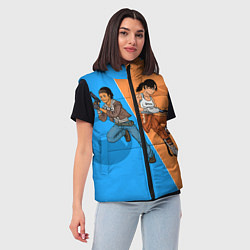 Женский жилет Half-Portal, цвет: 3D-светло-серый — фото 2